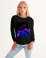 Load image into Gallery viewer, Blue&Purple Rose Women's Graphic Sweatshirt