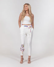 Load image into Gallery viewer, LIMITED EDITION* Pride Rose 2021 Women's Belted Tapered Pants