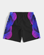 Load image into Gallery viewer, Blue&Purple Rose Men's Swim Trunk