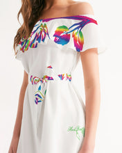 将图片加载到图库查看器,LIMITED EDITION* Pride Rose 2021 Women's Off-Shoulder Dress