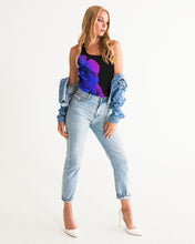 将图片加载到图库查看器,Blue&Purple Rose Women's Tank