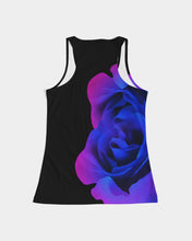 将图片加载到图库查看器,Blue&Purple Rose Women's Tank