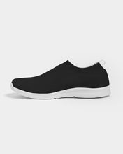 Cargar imagen en el visor de la galería, Fall Roses-Black Women's Slip-On Flyknit Shoe