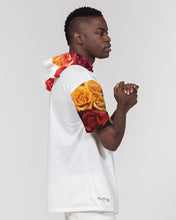 Load image into Gallery viewer, Fall Roses White Men's Premium Heavyweight Short Sleeve Hoodie