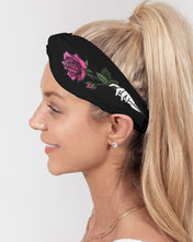 Tải hình ảnh vào trình xem Thư viện, Fall Roses-Black Twist Knot Headband Set