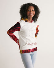 将图片加载到图库查看器,Fall Roses White Women's Hoodie