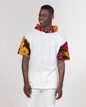 Load image into Gallery viewer, Fall Roses White Men's Premium Heavyweight Short Sleeve Hoodie
