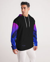 Load image into Gallery viewer, Blue&Purple Rose Men's Hoodie