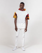 Load image into Gallery viewer, Fall Roses White Men's Premium Heavyweight Short Sleeve Hoodie