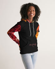 将图片加载到图库查看器,Fall Roses-Black Women's Hoodie