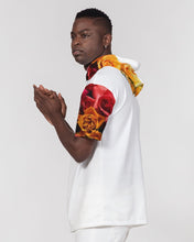 Load image into Gallery viewer, Fall Roses White Men's Premium Heavyweight Short Sleeve Hoodie
