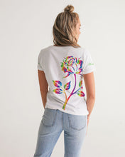 将图片加载到图库查看器,LIMITED EDITION* Pride Rose 2021 Women's V-Neck Tee