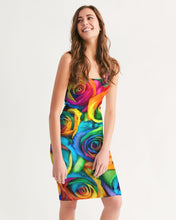 Load image into Gallery viewer, Special Edition* Tie Dye Pride 2021 Women's Midi Bodycon Dress