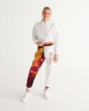 Cargar imagen en el visor de la galería, Fall Roses White Women's Track Pants