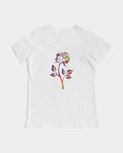 将图片加载到图库查看器,LIMITED EDITION* Pride Rose 2021 Women's Graphic Tee
