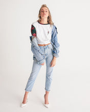 Cargar imagen en el visor de la galería, La Colora Women's Twist-Front Cropped Tee