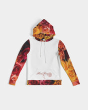 将图片加载到图库查看器,Fall Roses White Women's Hoodie
