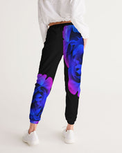 将图片加载到图库查看器,Blue&Purple Rose Women's Track Pants