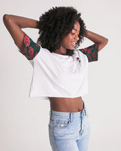 Tải hình ảnh vào trình xem Thư viện, La Colora Women's Lounge Cropped Tee