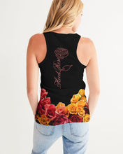 Load image into Gallery viewer, Fall Roses-Black Women's Tank