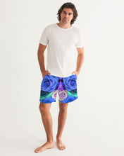将图片加载到图库查看器,Blooming in Blue Men's Swim Trunk