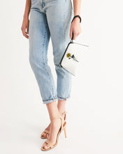 Load image into Gallery viewer, Fall Roses White Wristlet