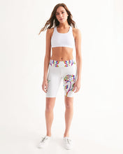 Load image into Gallery viewer, LIMITED EDITION* Pride Rose 2021 Women's Mid-Rise Bike Shorts