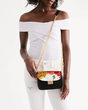 Load image into Gallery viewer, Fall Roses White Small Shoulder Bag