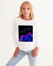 Load image into Gallery viewer, Blue&Purple Rose Women's Graphic Sweatshirt