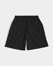 将图片加载到图库查看器,Fall Roses-Black Men's Jogger Shorts