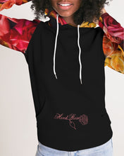 将图片加载到图库查看器,Fall Roses-Black Women's Hoodie