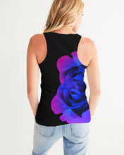将图片加载到图库查看器,Blue&Purple Rose Women's Tank