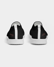 Cargar imagen en el visor de la galería, Fall Roses-Black Women's Slip-On Flyknit Shoe