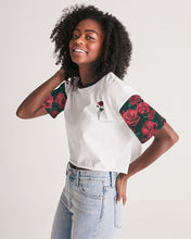 Tải hình ảnh vào trình xem Thư viện, La Colora Women's Lounge Cropped Tee