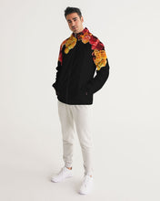 Load image into Gallery viewer, Fall Roses-Black Men's Windbreaker