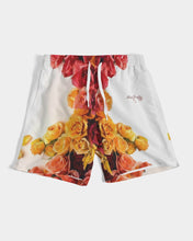 将图片加载到图库查看器,Fall Roses White Men's Swim Trunk