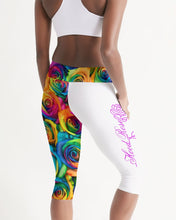 Cargar imagen en el visor de la galería, Special Edition* Tie Dye Pride 2021 Women's Mid-Rise Capri