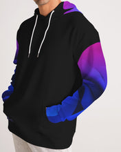 Load image into Gallery viewer, Blue&Purple Rose Men's Hoodie