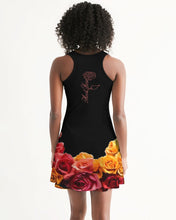 将图片加载到图库查看器,Fall Roses-Black Women's Racerback Dress