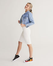 将图片加载到图库查看器,Fall Roses-Black Women's Hightop Canvas Shoe