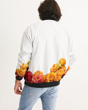 Load image into Gallery viewer, Fall Roses White Men&#39;s Bomber Jacket
