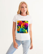 Load image into Gallery viewer, Special Edition* Tie Dye Pride 2021 Women&#39;s Graphic Tee
