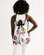 Load image into Gallery viewer, LIMITED EDITION* Pride Rose 2021 Canvas Drawstring Bag
