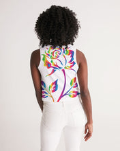Load image into Gallery viewer, LIMITED EDITION* Pride Rose 2021 Women&#39;s Cropped Tank
