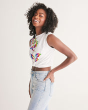 Load image into Gallery viewer, LIMITED EDITION* Pride Rose 2021 Women&#39;s Twist-Front Tank
