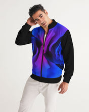 Load image into Gallery viewer, Blue&amp;Purple Rose Men&#39;s Track Jacket
