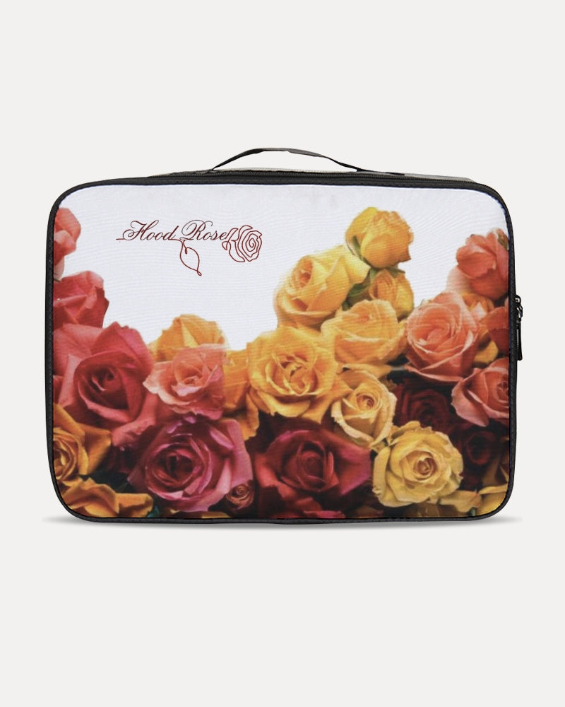 Fall Roses White Jetsetter Travel Case