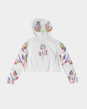 Load image into Gallery viewer, LIMITED EDITION* Pride Rose 2021 Women&#39;s Cropped Hoodie
