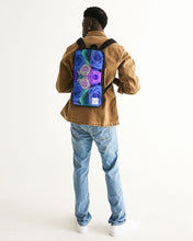 Load image into Gallery viewer, Bloomin&#39; Blues Slim Tech Backpack
