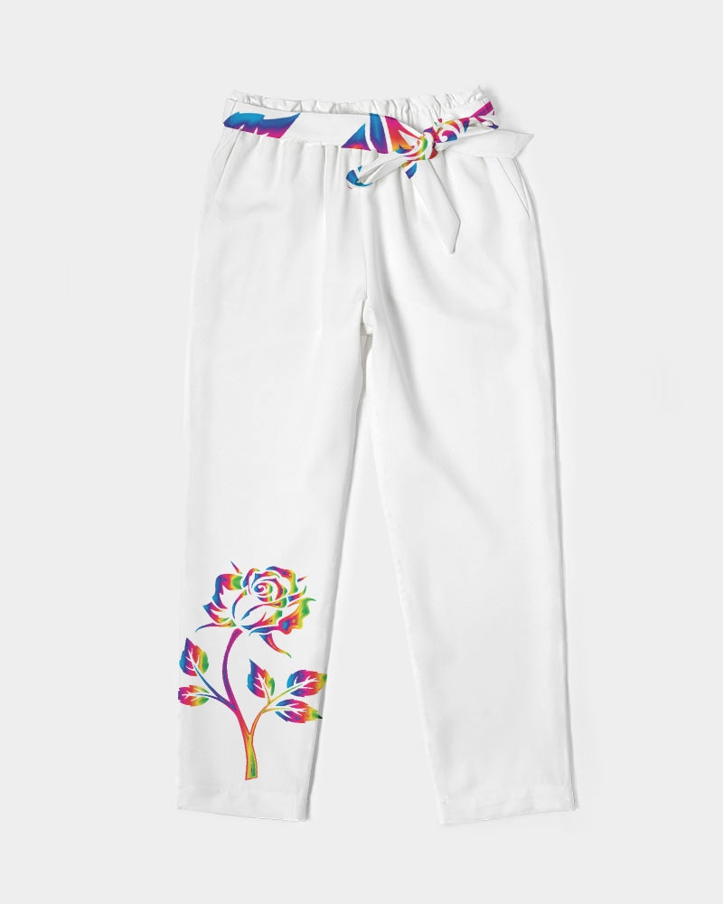 LIMITED EDITION* Pride Rose 2021 Women's Belted Tapered Pants
